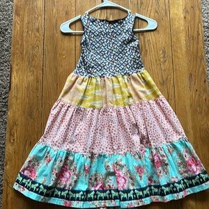 Matilda Jane girls platinum dress, size 10